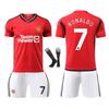 Kinder Sportbekleidung Manchester Ronaldo Fußballtrikot, Chelsea Stil, Polyester, Rot