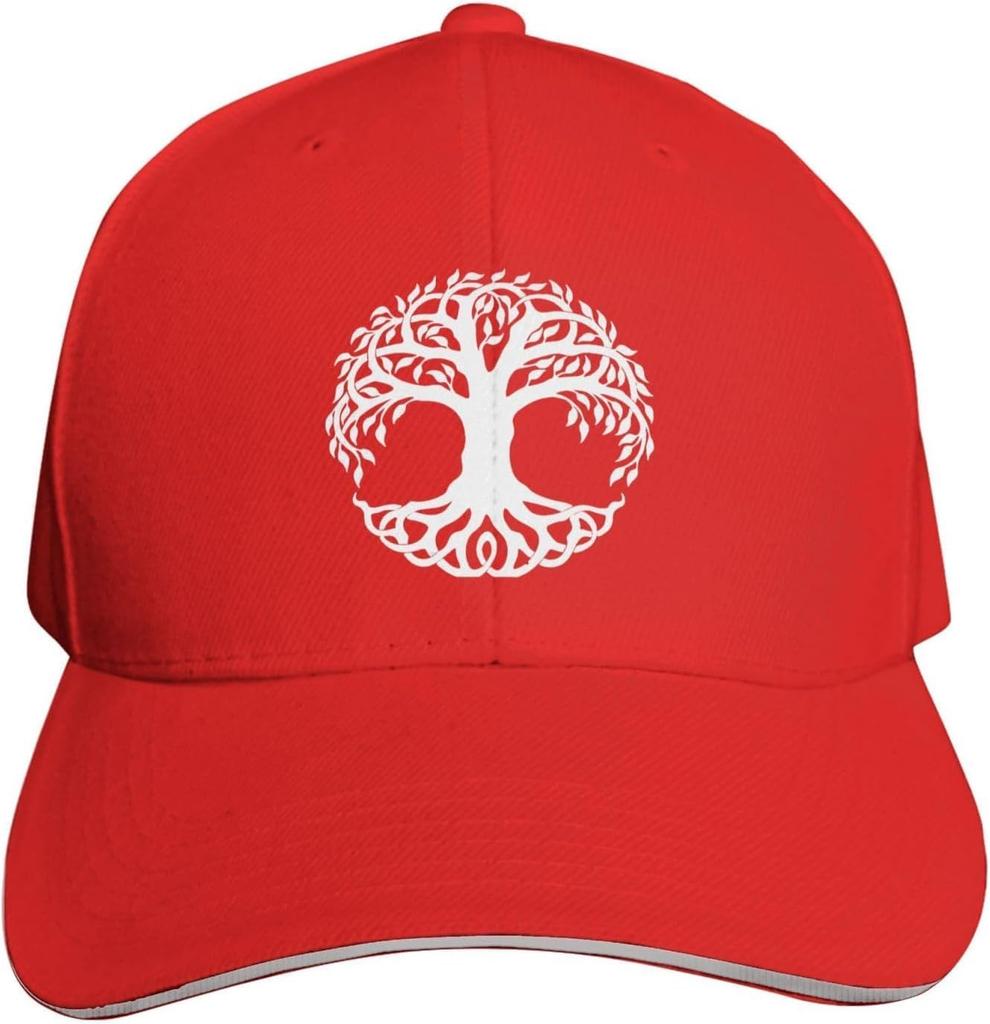 Celtic Tree of Life Baseball Cap Polyester Adjustable Curved Brim Casual Dad Hat for Adults