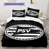 PSV Eindhoven  Pattern Bedding Quilt Set Quilt Cover Pillowcase Home Decoration Birthday Gift (1 * duvet cover + 2 * pillowcase, without core)