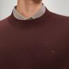 Qipai Men's Semi-High Neck Wool Blend Sweater