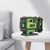 16 Lines 4D Laser Level 60° Self Lifting Horizontal Vertical Cross Green Laser Beam For Construction Alignment