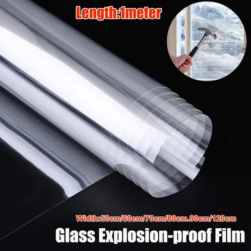 New Clear Glass Explosion-Proof Film Anti Shatter Scratch Resistant Safety Window Film Window Security Film