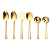 6pcs Stainless Steel Cooking Spoons Slotted Spoon Turner Spatula Pasta Spoon Dishwasher Safe Rust Resistant Kitchen Utensil