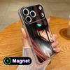 AOT Eren Yeager Clear TPU Magsafe Mobile Phone Case for iPhone 17 16 15 14 13 12 11 Air Pro Max Plus Mini Colorful Cover