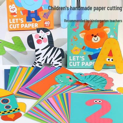 Kids' Animal Alphabet Paper Cutting Puzzle – Fun Beginner Craft for Kindergarten