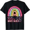 Happy Dot Day Colorful Polka Dot Rainbow Teacher Unisex T-Shirt
