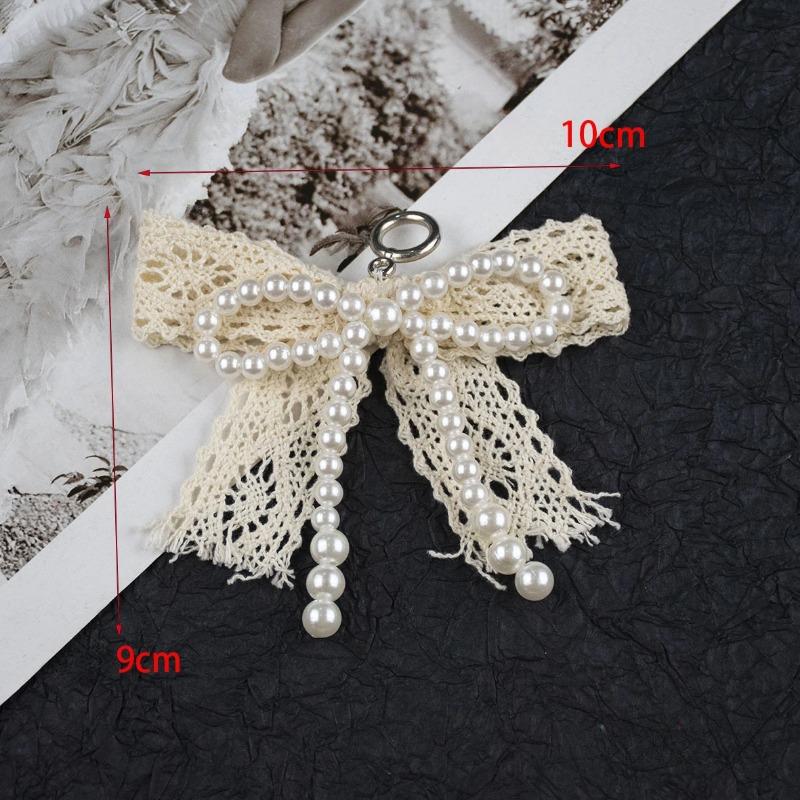 Pearl Bow Shoelace Charms Fashion Decorative Shoe Flower Buckle Trendy Sneaker Accessories for Women's Footwear Decoration