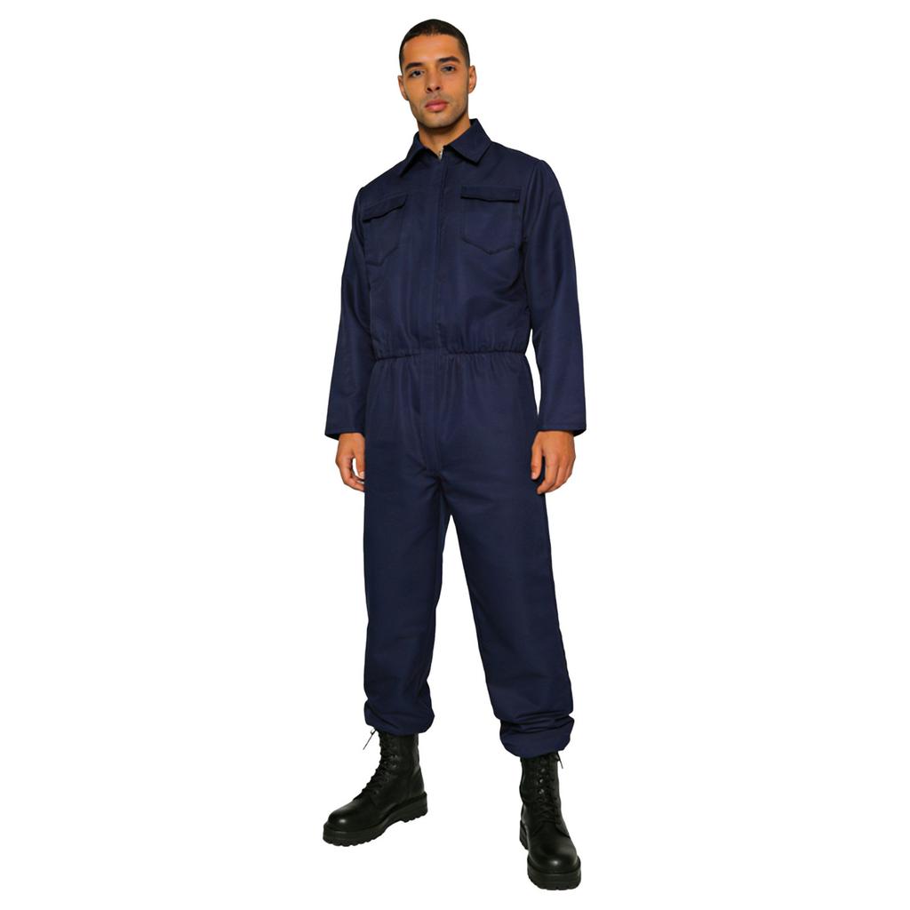 Unisex Overalls mit Frontreißverschluss S-3XL, Arbeits-Overall mit Brusttaschen für Arbeit, Halloween & Cosplay