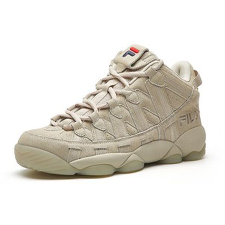 Fila Spaghetti Tkanina Wygodne Wszechstronne Średnio Wysokie Retro Buty Koszykarskie Męskie Sneakers Płatkowaty F52M841203FOM