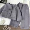 Kinder Freizeit Langarm Set, Bequeme Alltagsoutfits