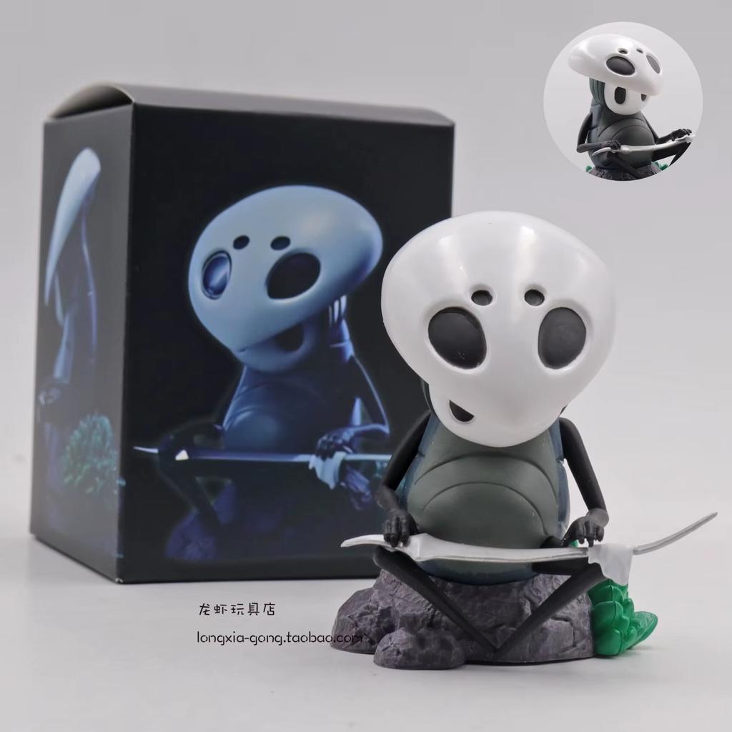 8Cm Hollow Knight Sitting Action Figures Model Statue Anime Game Model Office Desktop Decoration Trendy Toy Collection Boy Gift