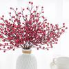 Artificial Flowerplant Holly Little Red Fruit Wholesale New Year Christmas Home vase livingroom Wedding Holiday Party diy Decor
