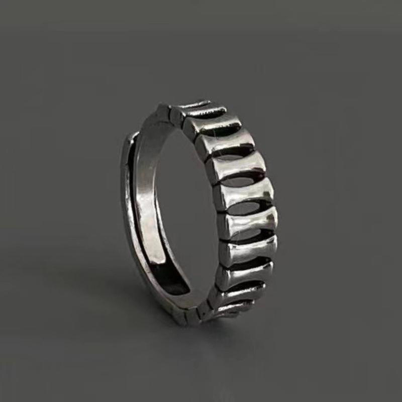 Ring Men's Ins Niche Design Cold Wind Men's Opening Adjustable Single Ring Ring