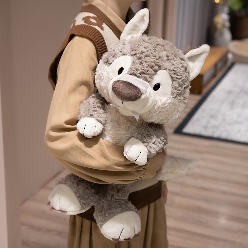 25-50CM Cute Cartoon Wolf Doll Boy Birthday Children's Day Gift Plush Toys Plushie Stuffed Toys Decoration Best Christmas Gifts