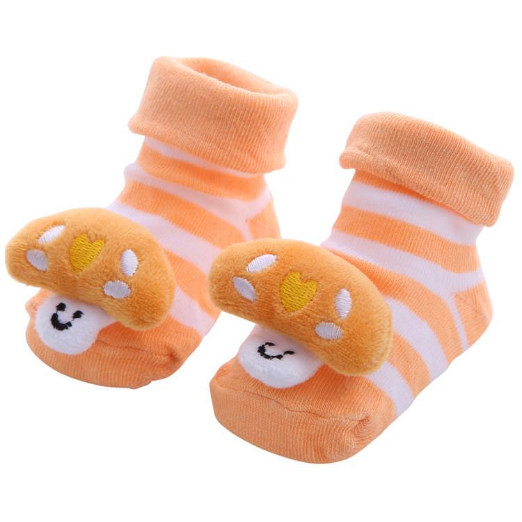 3D Baby Soccer Socks Anti-Slip Cotton Infant Socks Cute Football Pattern Soft Newborn Toddler Socks for Baby