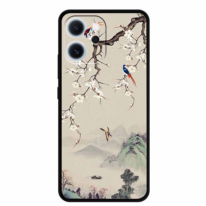 For Oppo Reno15 F Case 3D Flower Emboss Luxury Soft Silicone Phone Back Cover Case For Reno15F Reno 15 F Floral Gift Funda Coque