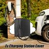 EV Charger Cover Car Charger Cover UV Protection Bag For Campus Outdoor Public Building Apartment Shopping Mall Home Residential