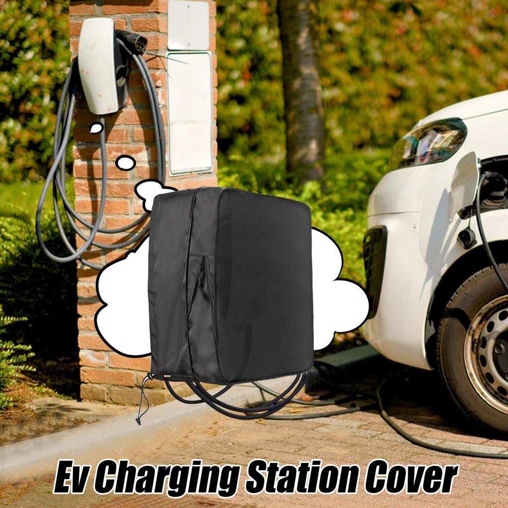 EV Charger Cover Car Charger Cover UV Protection Bag For Campus Outdoor Public Building Apartment Shopping Mall Home Residential