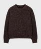 NOIRER Wool Blend Nef Round Knit (Brown)