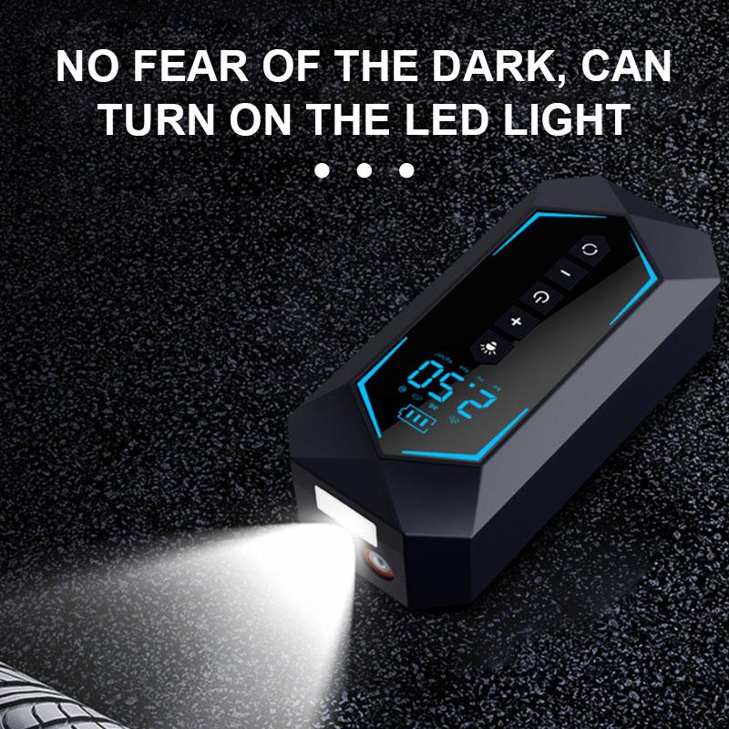 SEAMETAL Wireless Tire inflator Air Injector For Vehicle 12V 150PSI Car Automatic Air Filler Bicycle Portable Electric Pump Compressor