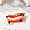 Large Dachshund Hair Claw Acetic Acid Acetate Grab Clip Creative Sausage Dog Hair Clip  Girls