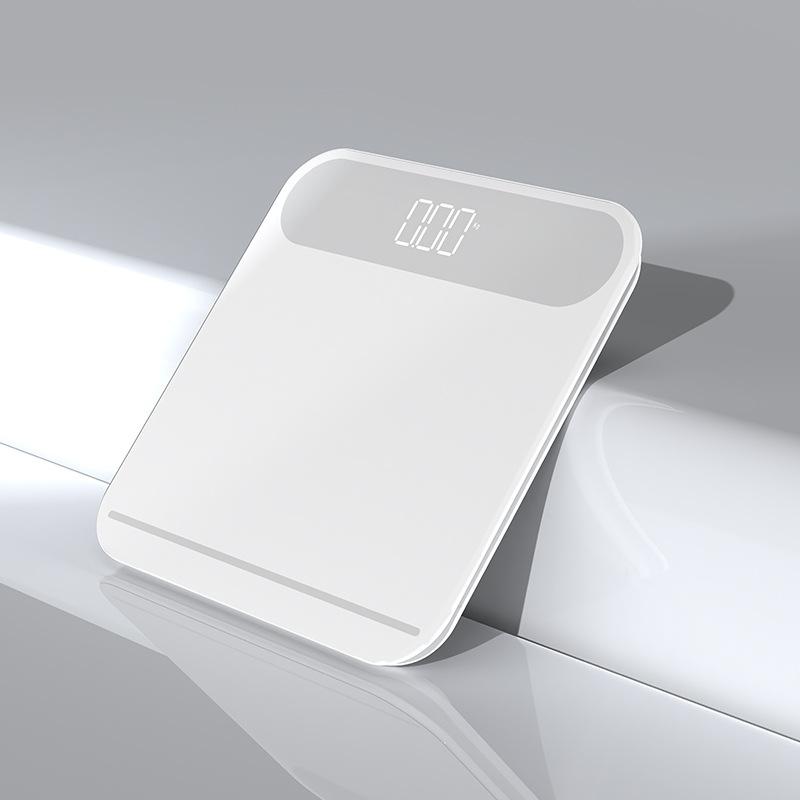 High Precision Smart Digital Body Weight Scale 181kg Max Capacity Sleek Minimalist Design LED Display for Adult Weight Measure