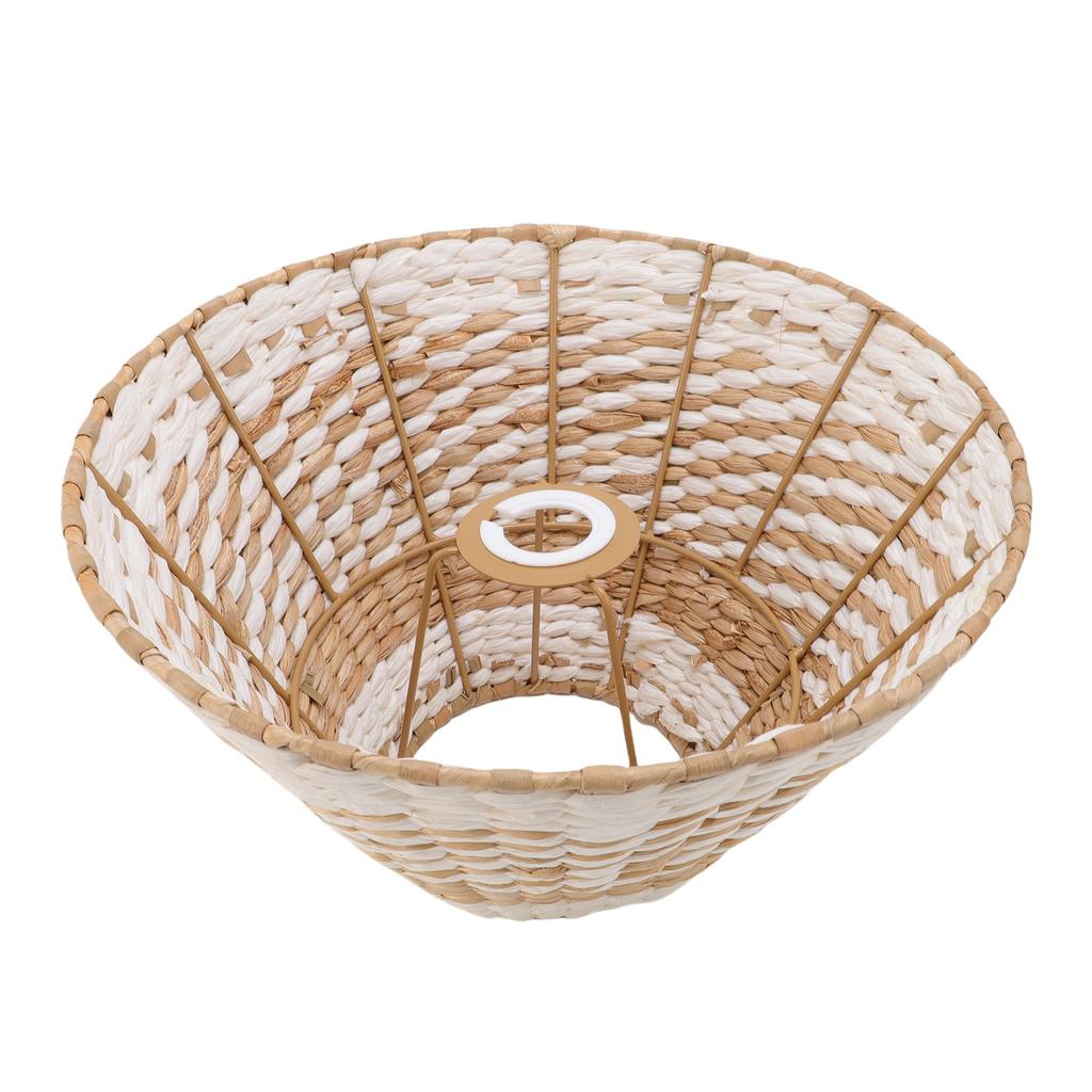 Tischlampenschirm Minimalistisch Handgefertigt Gewebter Lampenschirm für E27 E14 Tischlampe Dekoration Typ 1