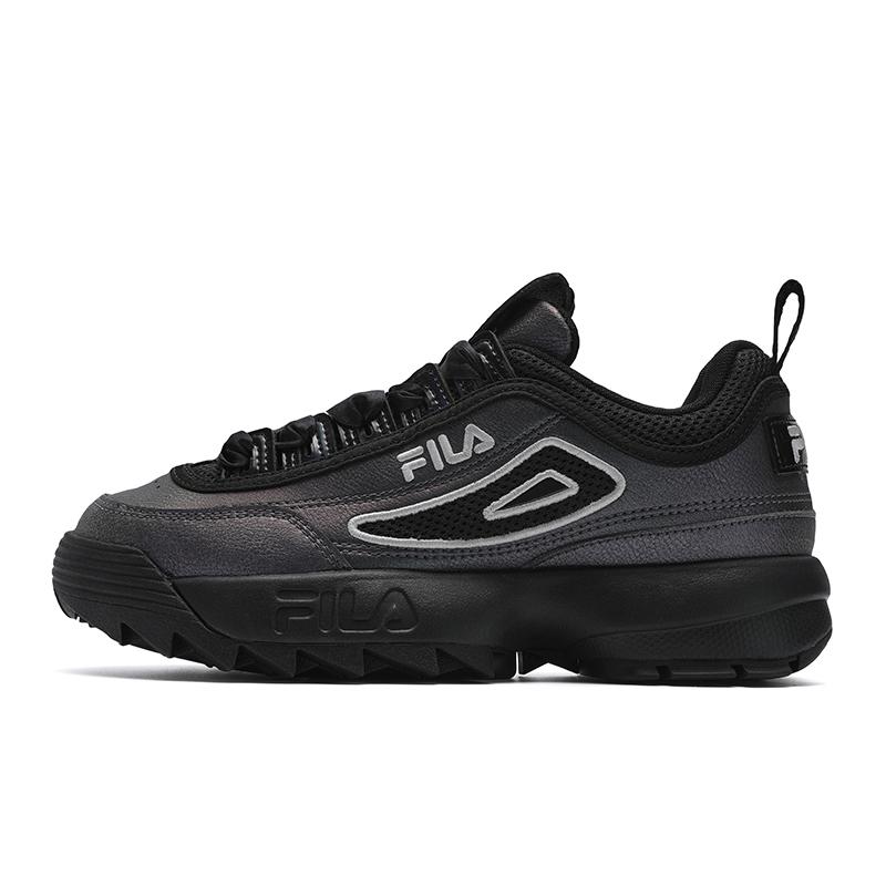 FILA Disruptor 2 Fashionable Comfortable Low-Top Casual Shoes Women sneaker Black F12W522163FBK 39