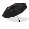 Norse Symbolism pattern umbrella, portable and foldable design, 8 ribs, a casual accessory for Halloween, Christmas, and birthday gifts.