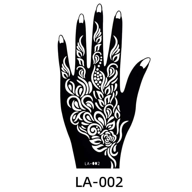 

Полая тату-наклейка водостойкая индийская хна шаблон тату ручная роспись DIY раскрашенная тату на руку 120 * 210Mm (die)