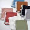 Muslim Chiffon Hijab Scarf for Women Lady Lace Trim Solid Square Head Wrap Shawl Female Jersey Hijabs Scarves Islamic Turban