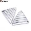For Ford Focus 2012 2013 2014 2015 Chrome Car Front Grille Grills Cover Trim Head Triangle Grill Frame Trims Accessories