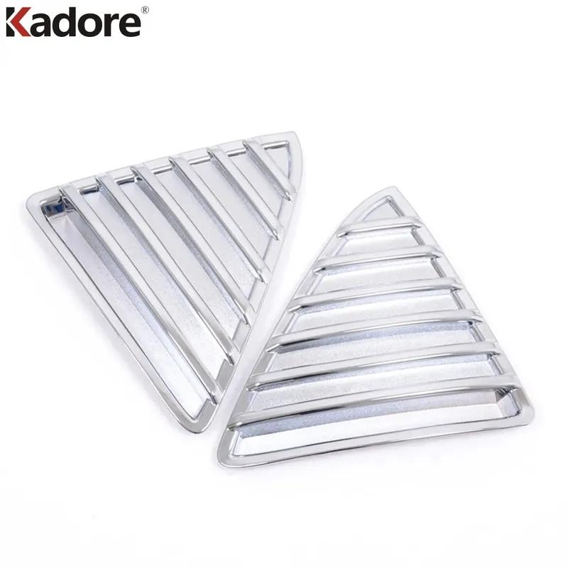 For Ford Focus 2012 2013 2014 2015 Chrome Car Front Grille Grills Cover Trim Head Triangle Grill Frame Trims Accessories