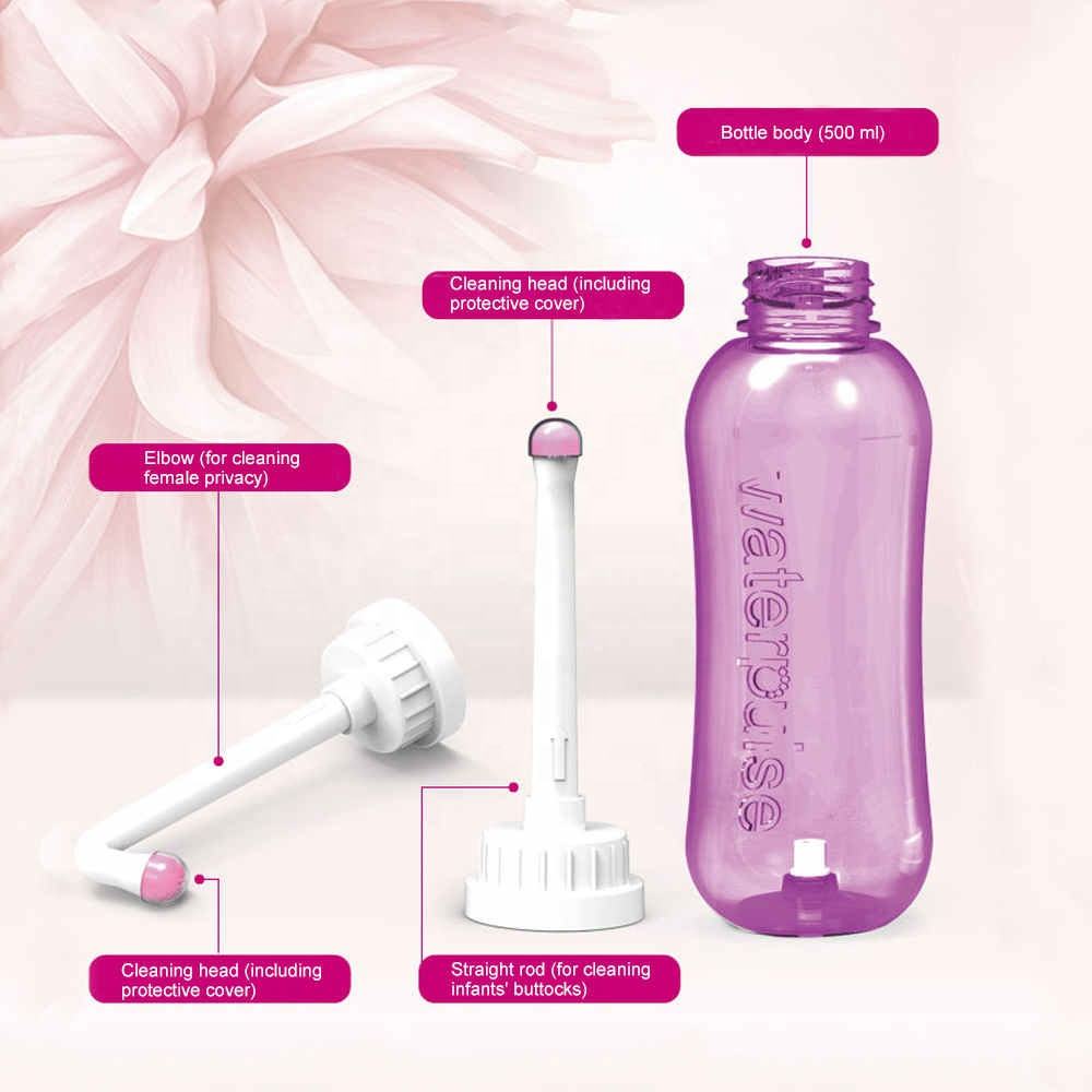 Dr.isla 500ML Portable Hand Bidet Sprayer Hygiene Bottle Spray Washing Cleaner Bidet Female Vagina Anal Douche Cleaning Bottle