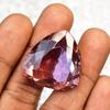 Padparadscha Sapphire Natural 56.8 Ct Trillion Certified Beautiful Gemstone