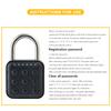Bezklíčový visací zámek proti krádeži s aplikací Tuya Smart Lock Voděodolný bateriový zámek pro skříňky, batohy, kanceláře, jízdní kola