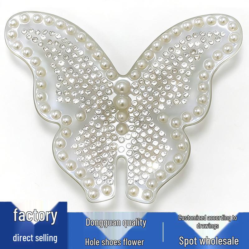 Resin Butterfly Shoe Flower Buckle Decoration Accessories