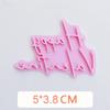 New English Blessing Words Happy Birthday Valentine Mother's Day Thank You Cookie Mold Embossing Stamp Press Frame Baking Tools