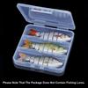 Clear Plastic Fishing Tackle Box Super Sturdy 3 Compartments For Fishing Lures Hooks Portable Organizer Box for Wobblers