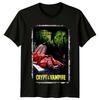 Cripta do Vampiro (1964) Camiseta 100% Algodão Inspirada em Cartaz de Filme Camisetas Masculinas Top Camiseta Retro Unissex