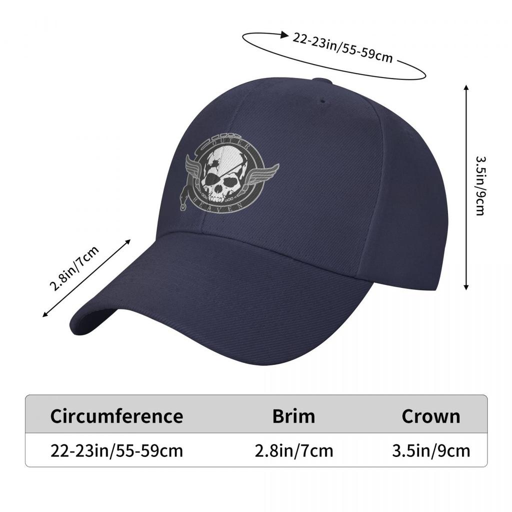 Mode Outer Heaven Logo Baseball Cap Unisex Frauen Einstellbar Unisex Metal Gear Solid Videospiel Papa Hut Frühling Snapback Caps