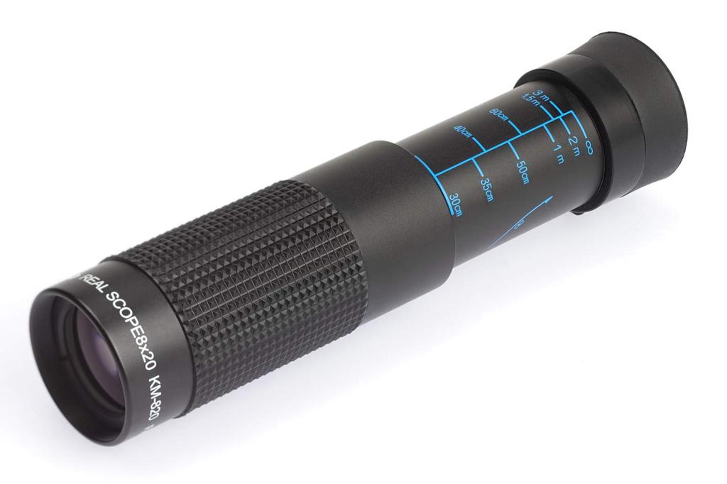 Kenko Monocular Realscope 8x20, 8x Magnification, 20mm Aperture, Minimum Focus Distance 30cm, Made in Japan, KM-820 904008