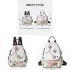 Ethnic Embroidered Canvas Backpack For Women With Floral Design And 15in Laptop Storage For Casual Travel And School