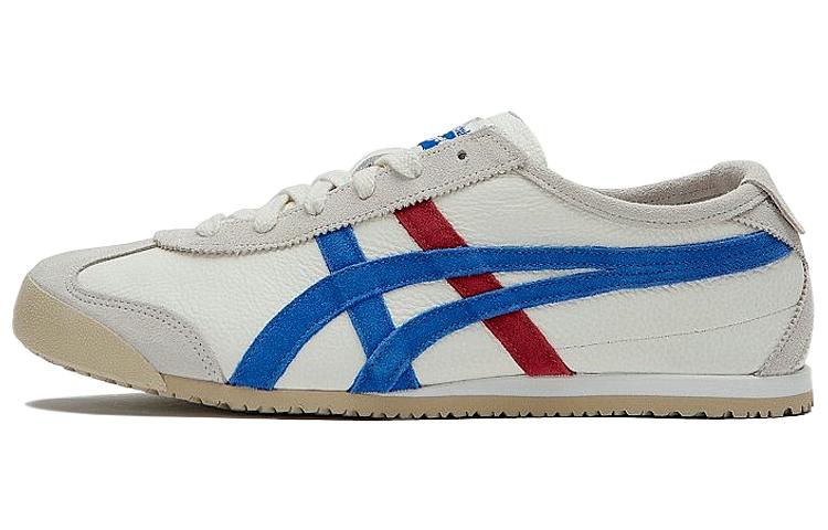 Onitsuka Tiger Mesh, Textile Basse Top Chaussures de Skateboard Unisexe Blanc 37