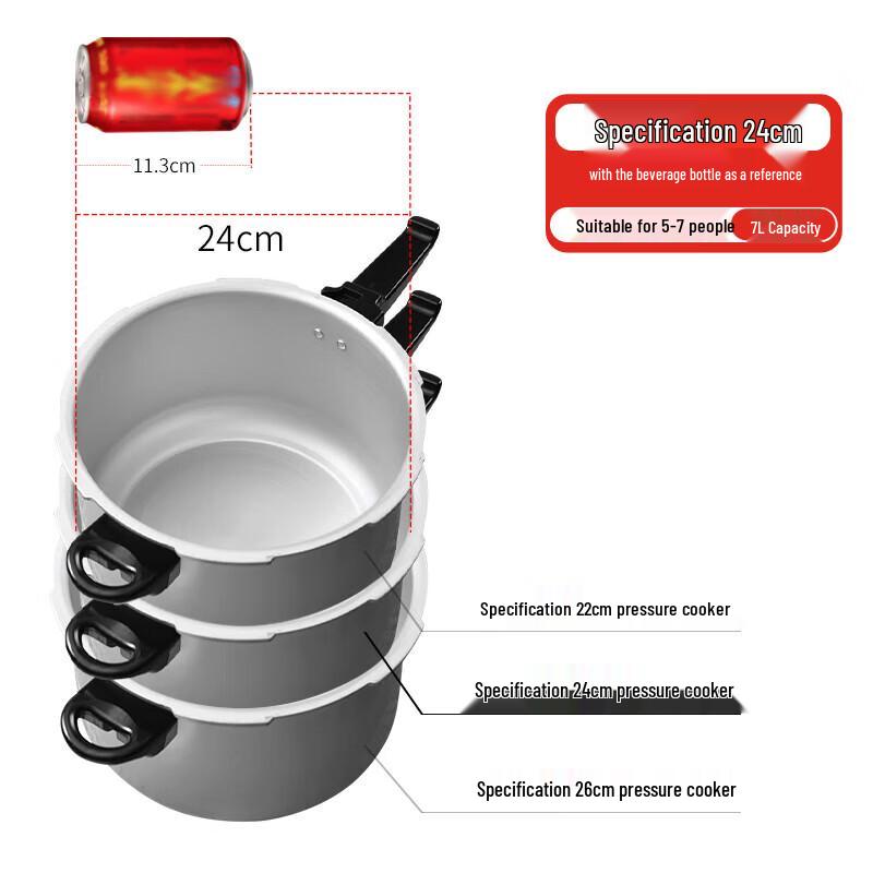 Double Happiness Household Aluminum Pressure Cooker