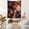 Final Fantasy Series Gaming Anime Tapestry Hippie Flower Wall Carpets Dorm Decor Wall Hanging Home Decor