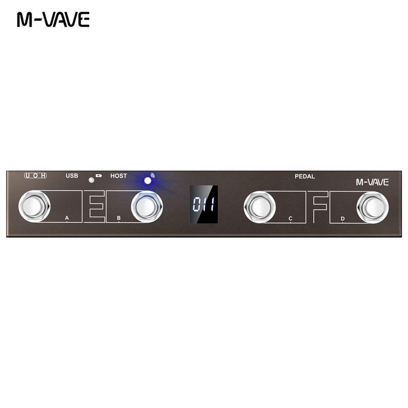 Tastiera Controller MIDI Wireless M-VAVE Chocolate PLUS con Pedale a 4 Pulsanti