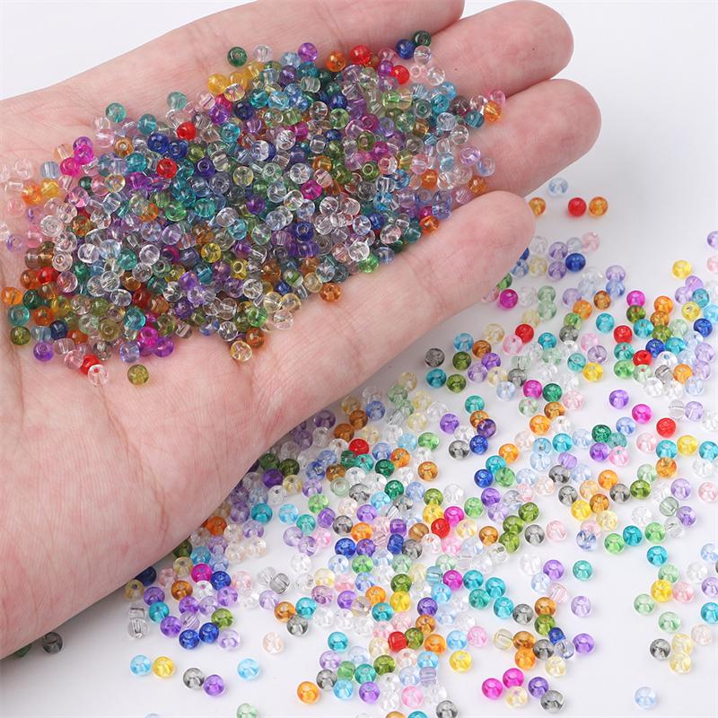 10g/pose Charm tsjekkiske glassfrøperler for armbåndfremstilling DIY-solbriller Øretelefonkjede Halskjede Smykketilbehør