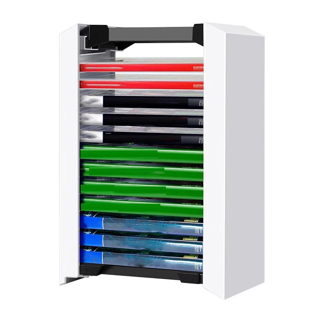 Host CD Box Halter Kunststoff Vertikaler Ständer Heißer Film Disk Organizer für PS4/PS5/Xbox One Spieleliebhaber