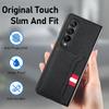 Card Holder Leather Case for Samsung Galaxy Z Fold7 Fold6 5G Fold5 Fold 7 6 5 Fold4 Fold3 Fold 4 3 Slim Thin Cell Phone Bag